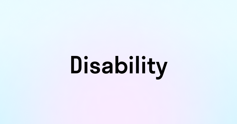 Disability