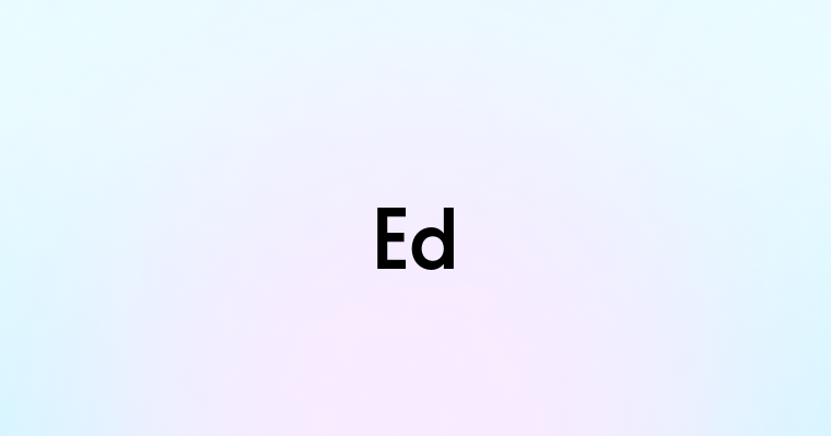 Ed