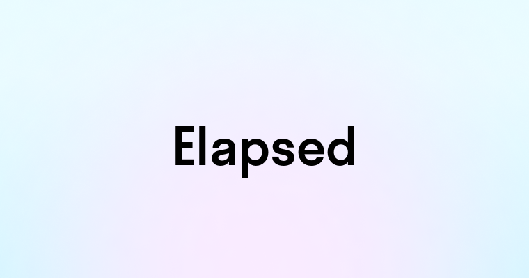 Elapsed