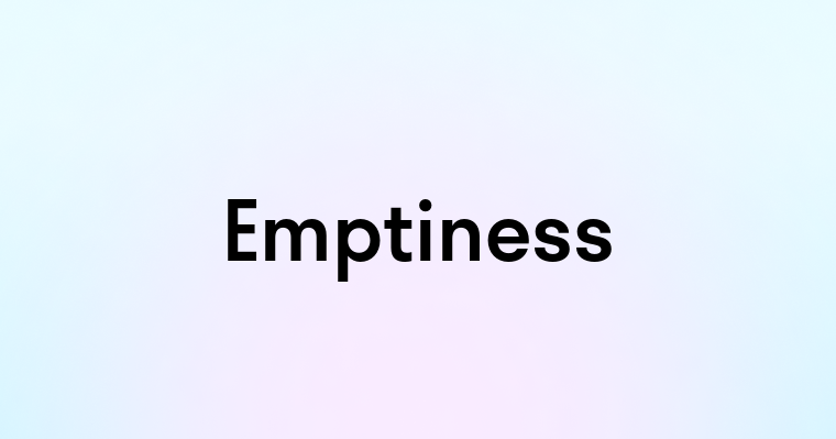 Emptiness перевод