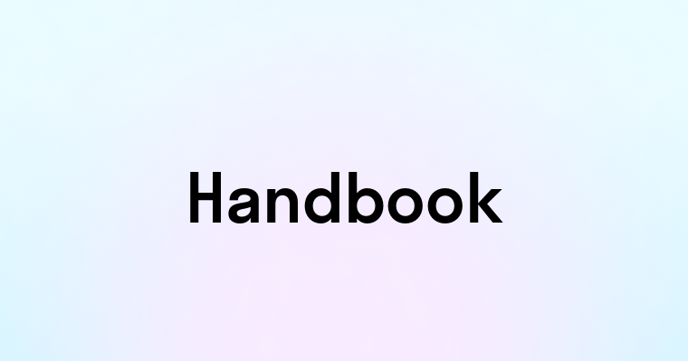 Handbook