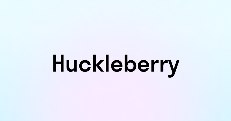 Huckleberry