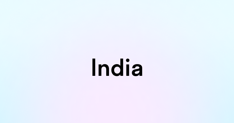 India