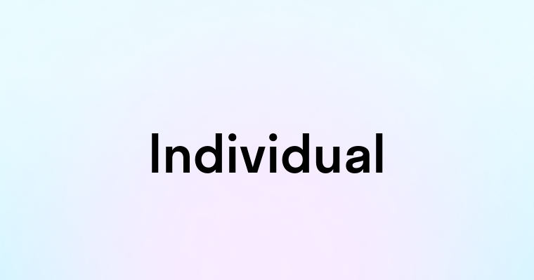 Individual