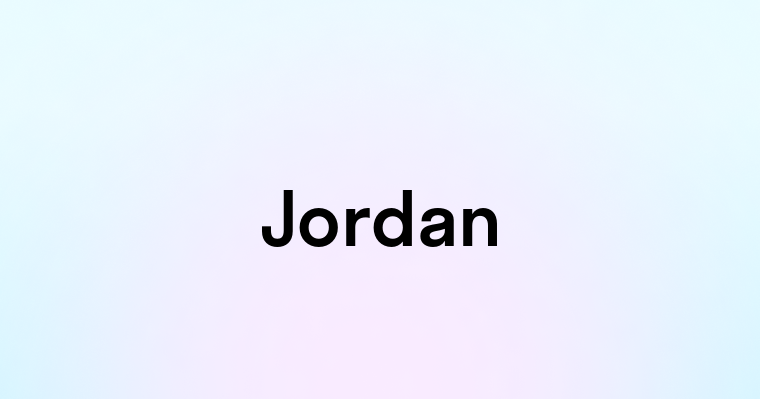 Jordan