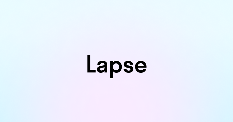 Lapse