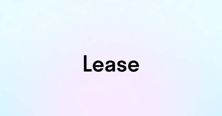 Lease