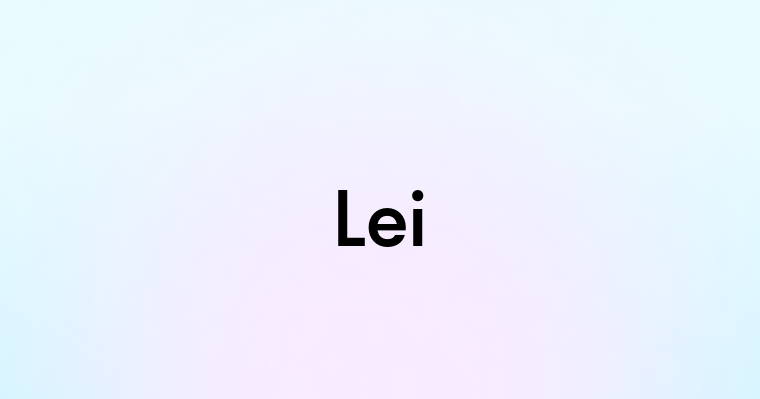 Lei