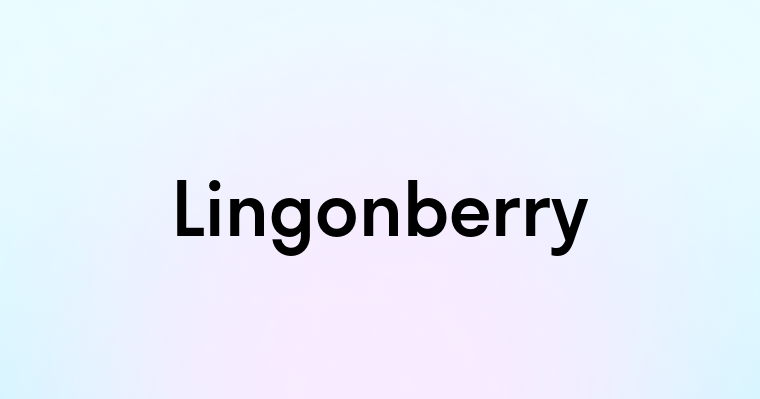 Lingonberry