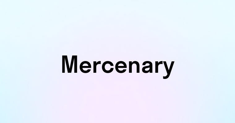 Mercenary