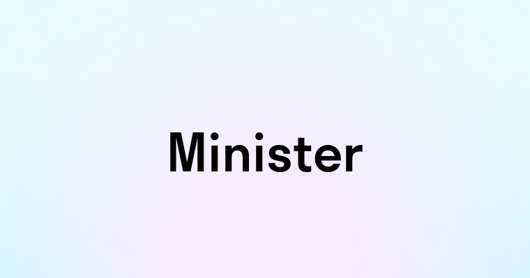 Minister