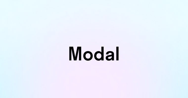 Modal