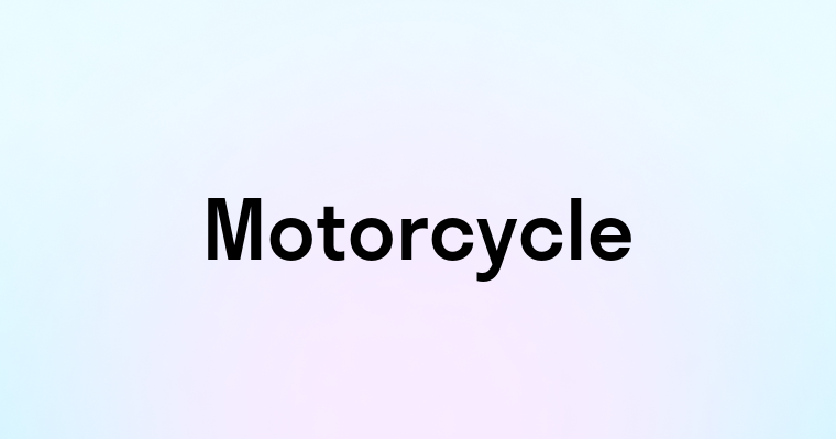 Motorcycle