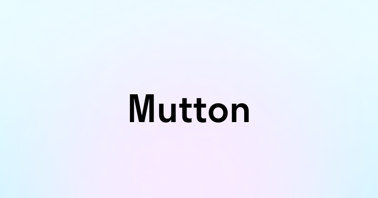 Mutton