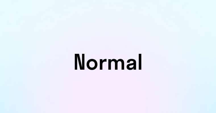 Normal