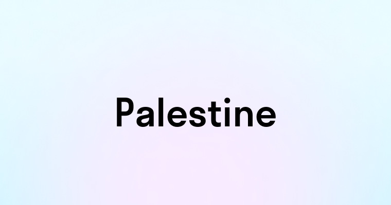 Palestine