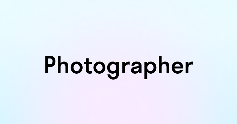 Photographer