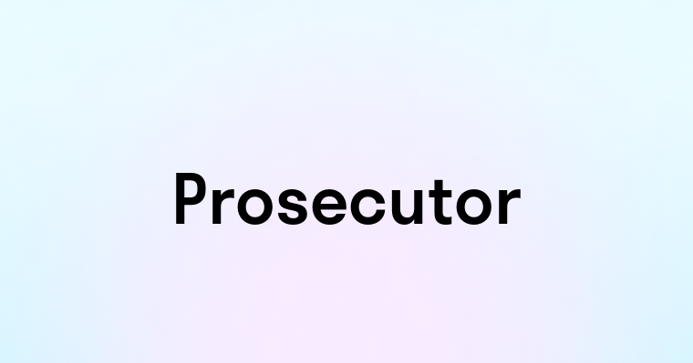 Prosecutor