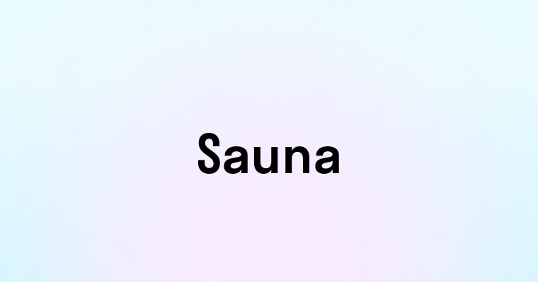 Sauna