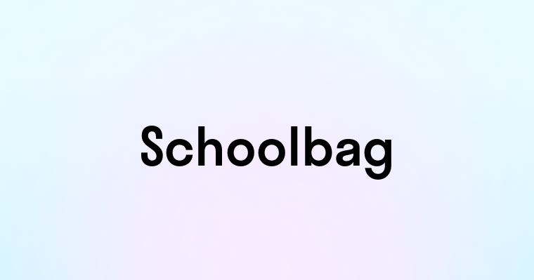 Schoolbag