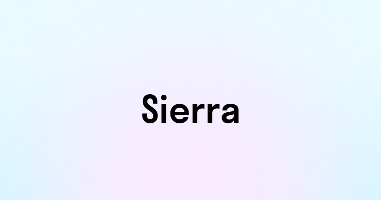 Sierra