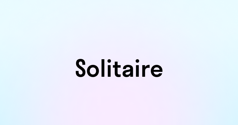 Solitaire