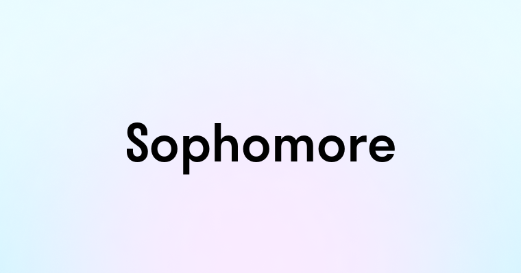 Sophomore