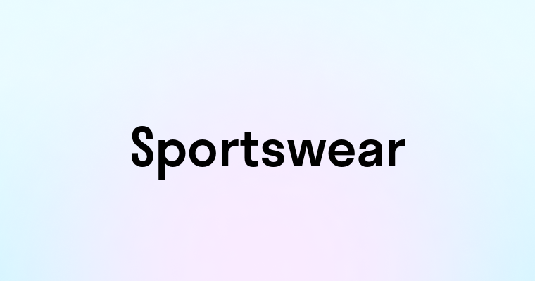 Sportswear