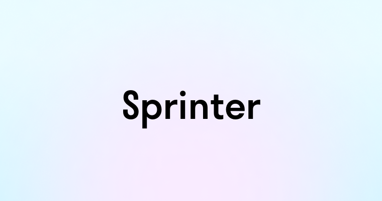 Sprinter