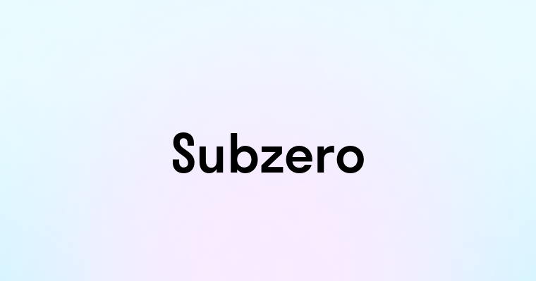 Subzero