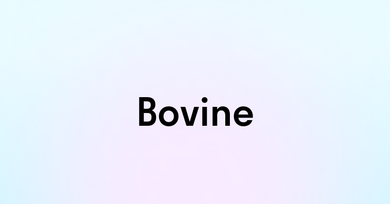 Bovine