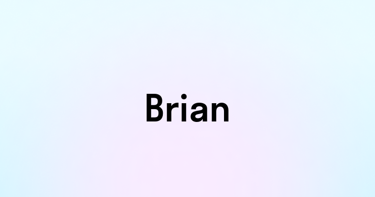 Brian