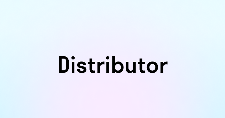 Distributor