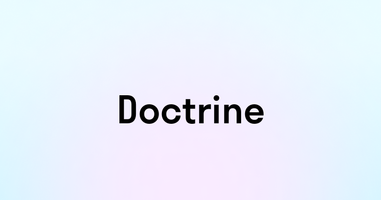 Doctrine