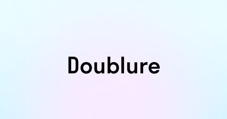 Doublure