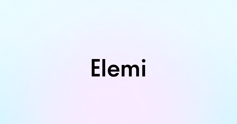 Elemi