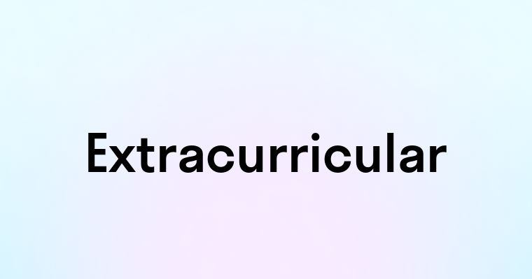 Extracurricular