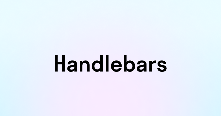 Handlebars