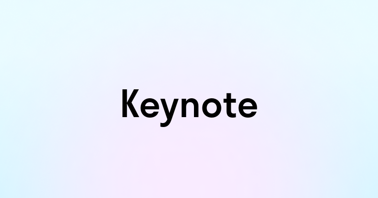 Keynote