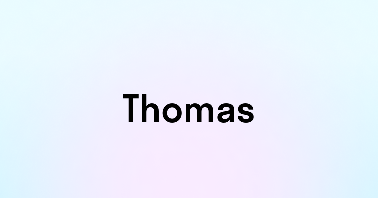 Thomas