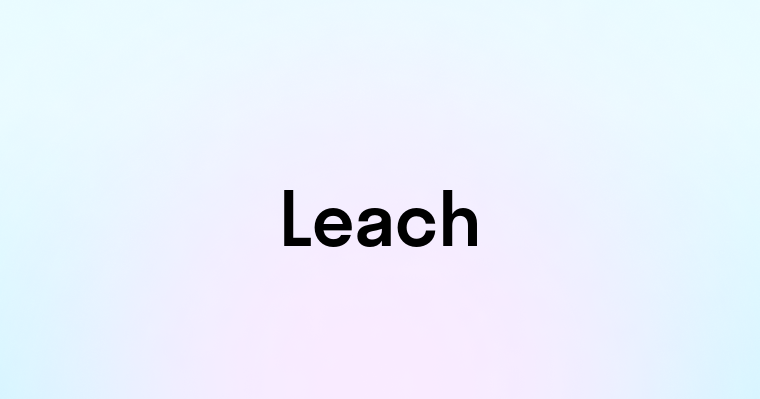 Leach