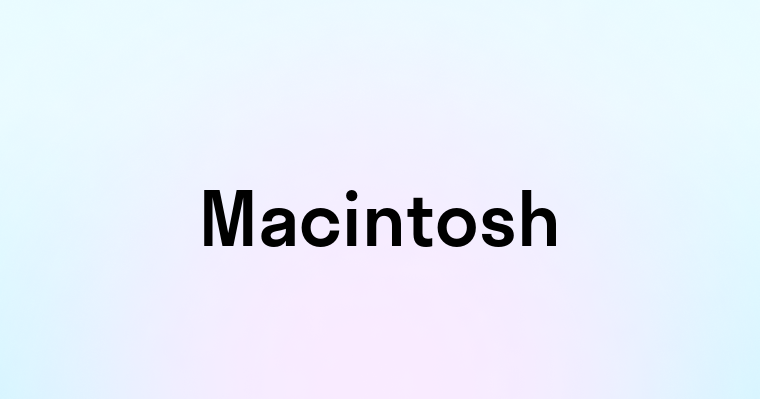 Macintosh