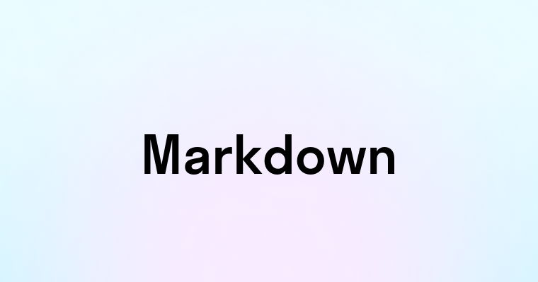 Markdown