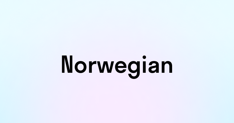 Norwegian