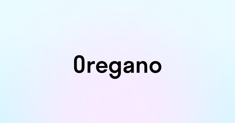 Oregano