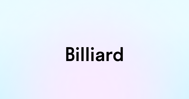 Billiard