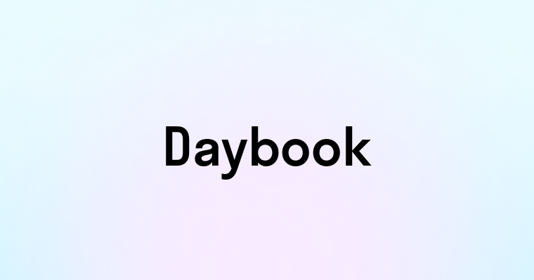 Daybook