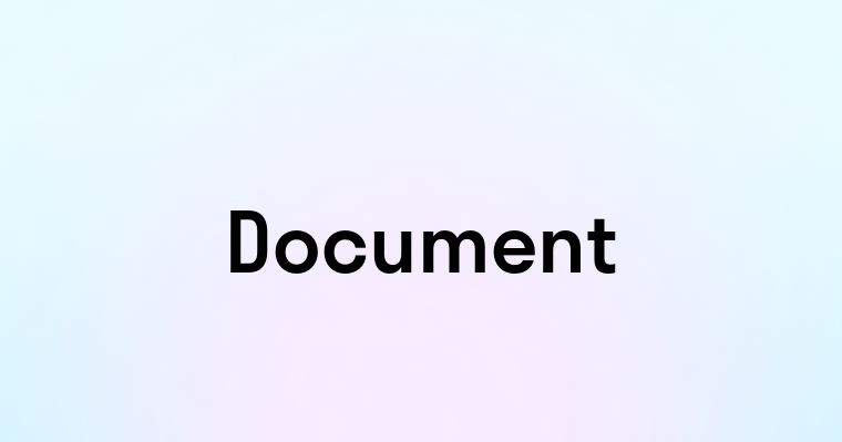 Document