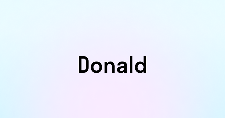 Donald