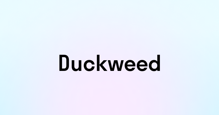 Duckweed